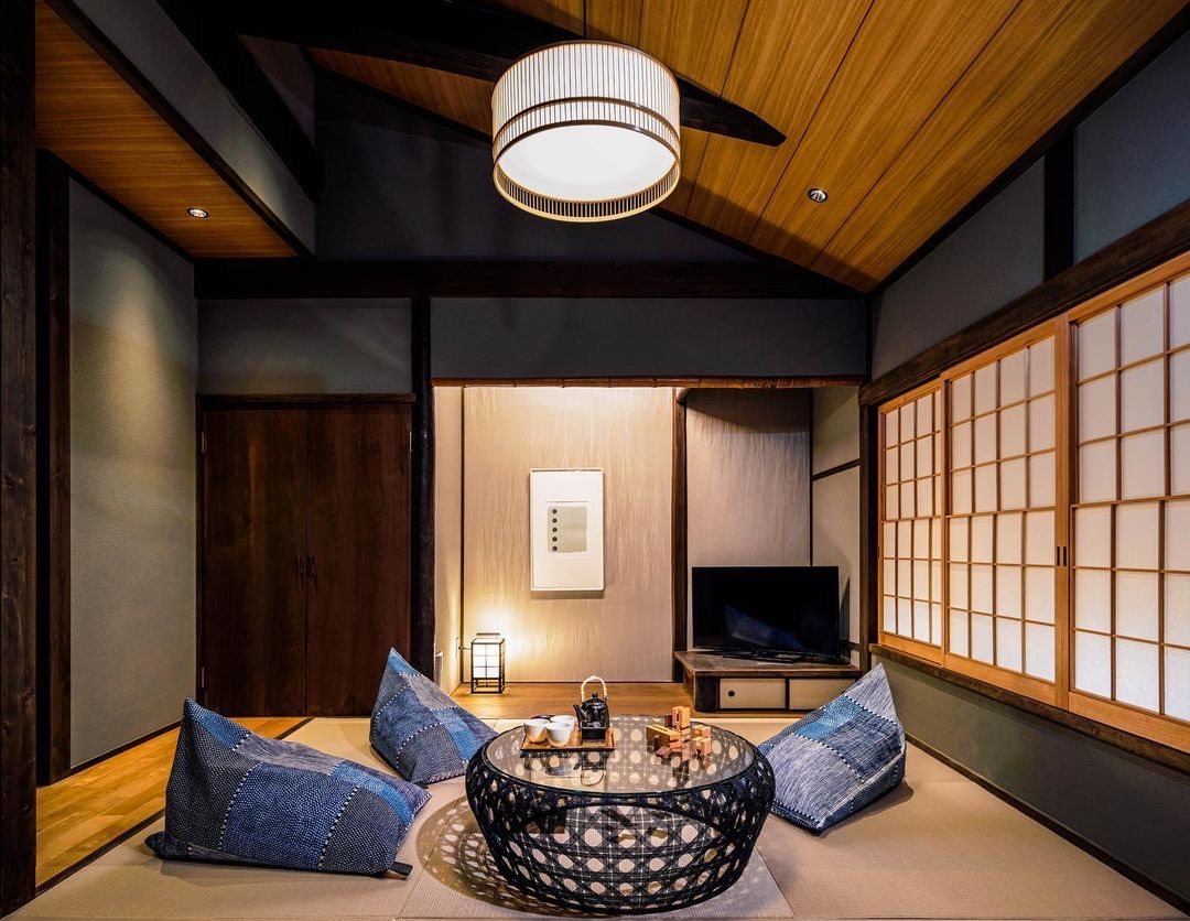 Japanese-inspired lounge design direction